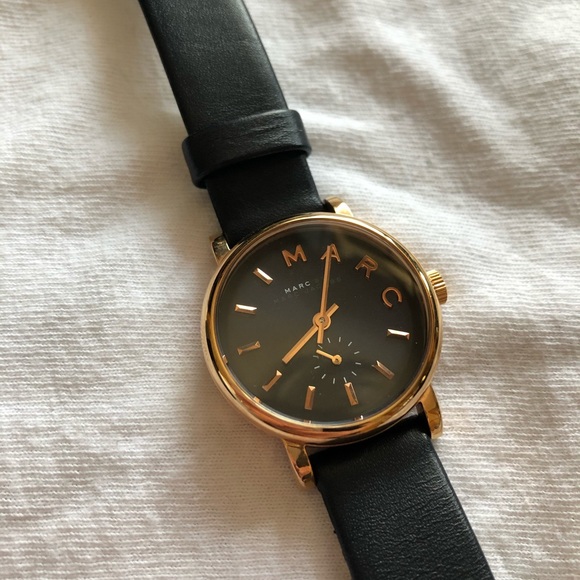 Marc by Marc Jacobs NavyRose Gold Mini Baker Watch - Picture 4 of 5